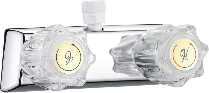 OasisFlow RV Shower Faucet, Camper Shower Faucet, RV Shower Replacement Valve Diverter, Bathroom Shower Mixing Valve Control for RV, Camper Van, Travel Trailer, Motorhome - Image 1